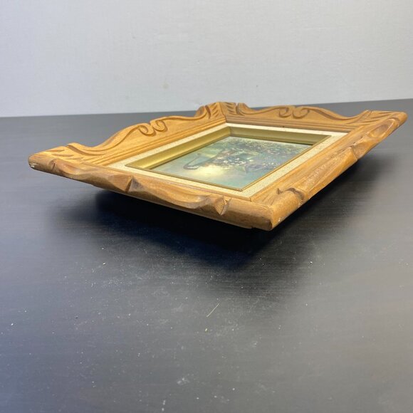 6 x 8 ANDRES ORPINAS print Vintage Woodland Cottage Picture flowers Daisy bucket - Picture 10 of 10